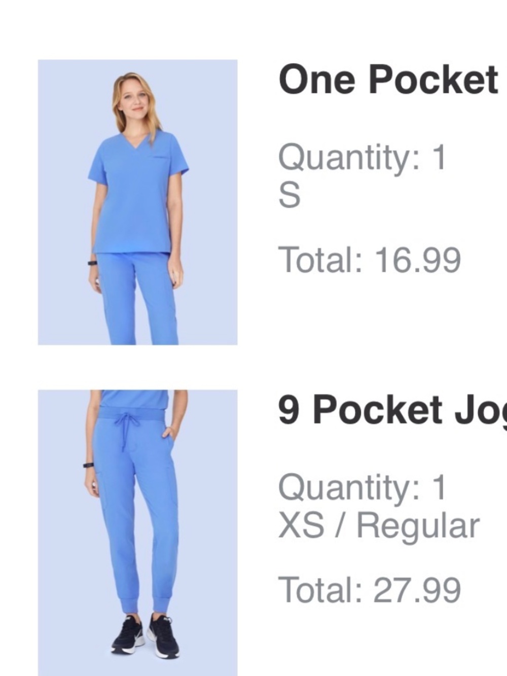 Mandala Women Ceil Blue Scrub Set S/XS